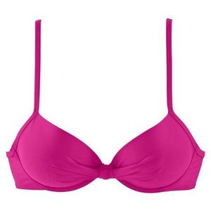 Unikleur Beugelbikini - Pink - Microvezel - Gewatteerde Cups