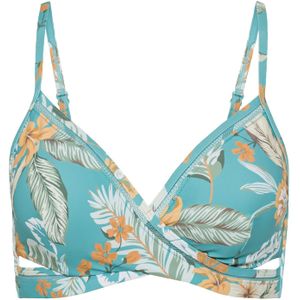 Sunseeker - Suva - Triangelbikinitop - Aquablauw - Gedessineerd