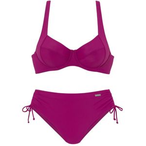 Look - Beugelbikini - Fuchsia - Polyamide