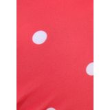 S.Oliver Voorgevormde Beugel Bikinitop met Stippen Rood/Wit