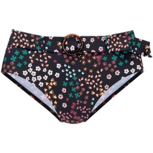 Look - Bikinibroekje - Zwart - Gedessineerd - Polyamide