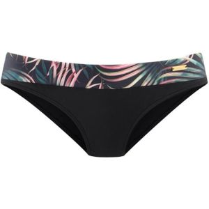 Look - Gedessineerd - Bikinibroekje - Zwart - Polyamide