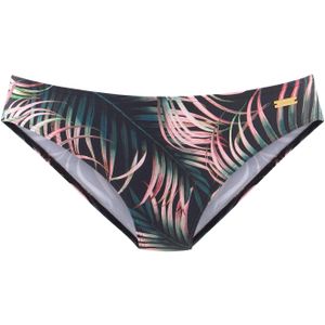Look - Gedessineerd Bikinibroekje - Zwart - Polyamide