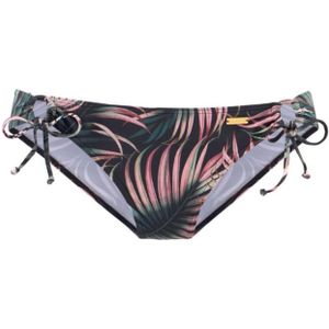 Look - Gedessineerd - Bikinibroekje - Zwart - Polyamide