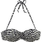 LASCANA Bügel-Bandeau-Bikini-Top "Clara", mit Wickeloptik