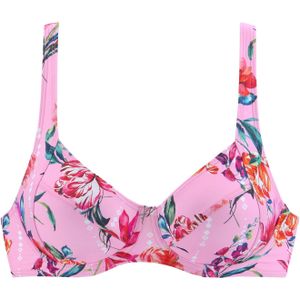 Look - Gedessineerd - Bikinitopje - Roze - Polyamide