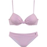 s.Oliver - RED LABEL - Beugelbikini - Rosé/Wit - Gewatteerd, Met Beugel