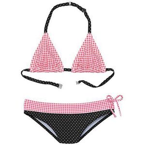 Buffalo Triangelbikini met motievenmix van ruit en stippen
