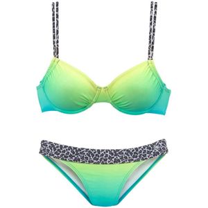 Look - Beugelbikini - Turquoise Groen - Polyamide