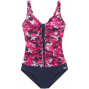 Badpak - Bessenrood - Polyamide - Zonder Beugels - Ingewerkte Softcups