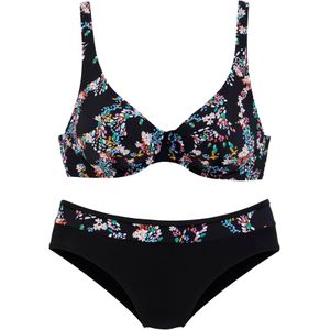 Look - Beugelbikini - Zwart - Gedessineerd - Polyamide