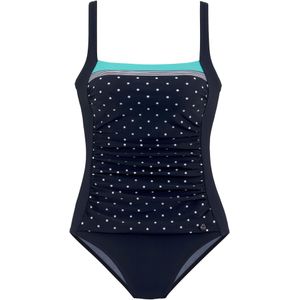 Badpak - Marine/Turquoise - Polyamide - Ingewerkte Softcups