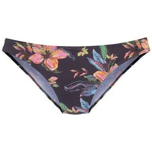 Look - Gedessineerd Bikinibroekje - Antraciet - Polyamide