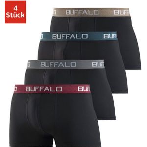 Buffalo Boxer »Boxershorts für Herren«, (Packung, 4 St.), aus Baumwoll-Mix