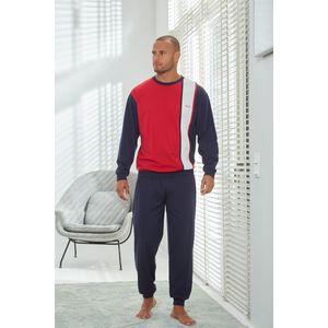 H.I.S Pyjama Schlafanzug für Herren (2 tlg., 1 Stück) Schlafanzug mit breitem Streifen