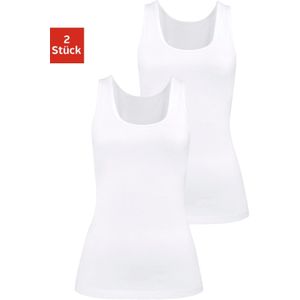 H.I.S Unterhemd (2er-Pack) aus elastischer Baumwoll-Qualität, Tanktop, Unterziehshirt