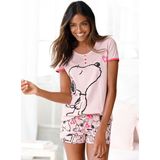 PEANUTS Shorty (2 tlg) mit Snoopy-Herz-Print