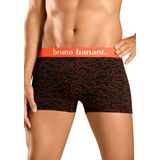 Bruno Banani Hipster, (Packung, 4 St.), knapp sitzende Boxershorts in uni oder gemustert aus Baumwollmischung