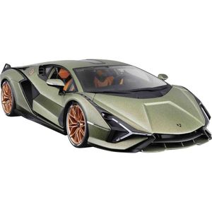 Bburago - Lamborghini Sian FKP 37 - Modelauto - Groen - Spuitgietmetaal