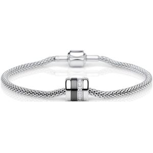 Bering Dames Armband edelstaal, keramiek Zirkonia 17 Zilver 32011488