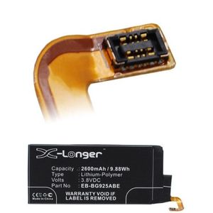 Samsung EB-BG925ABE accu (2600 mAh, 123accu huismerk)