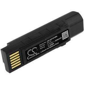 Datalogic BT-47 / 128004721 / TW18050652 accu (3.7 V, 2600 mAh, 123accu huismerk)