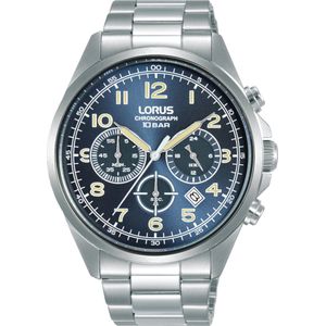 LORUS Chronograph, Armbanduhr, Quarzuhr, Herrenuhr, Stoppfunktion, Datum