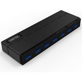 UNITEK HUB USB-A DC Y-3184 7x USB 3.2 Gen 1 (3.1 Gen 1) Type-A