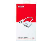 Unitek - Y-9321 - Geheugenkaartlezer - Wit - USB 3.0