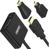 UNITEK Adapter mini/micro HDMI to VGA + audio, Y-6355