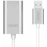 Unitek - Y-247A - Geluidskaart - Zilver - USB Type-A