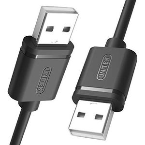 UNITEK Y-C442GBK USB 2.0-kabel am-am 1, 5m zwart