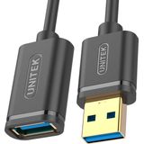 Unitek - Y-C456GBK - USB-uitbreiding - Zwart - 0.50 m - USB 3.2 Gen 1