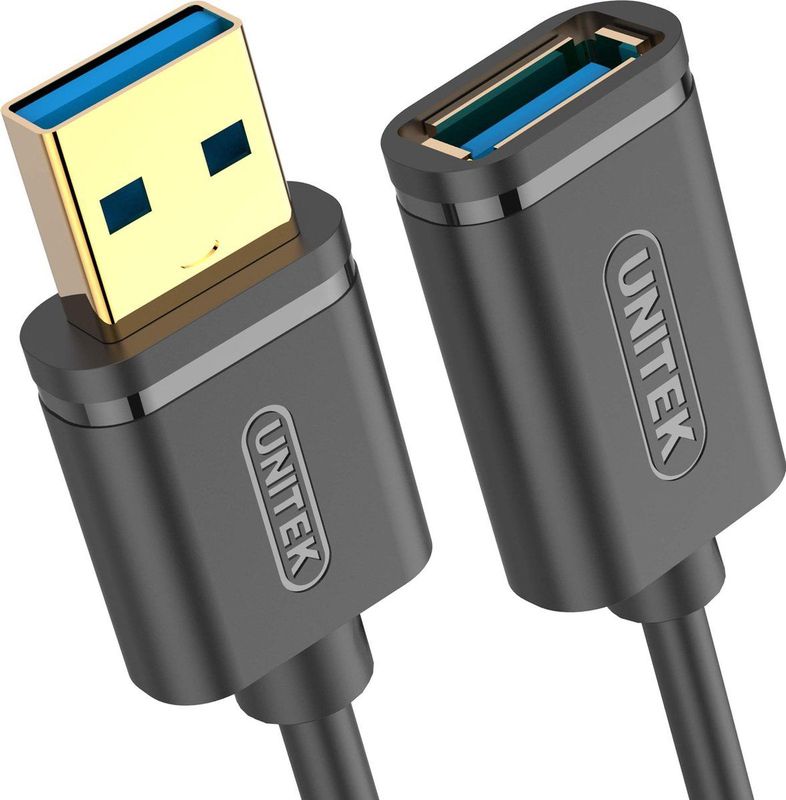 Unitek - Y-C456GBK - USB-uitbreiding - Zwart - 0.50 m - USB 3.2 Gen 1