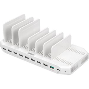 UNITEK - Y-2190 - 4-Poorts USB-A & USB-C Laadstation - 60W Power Delivery