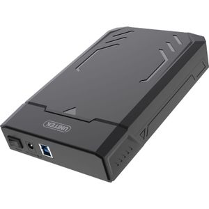 Unitek Y-3035 Storage Drive Enclosure HDD / SSD Enclosure 2,5/3,5 inch (2.5"", 3.5""), Harddisk behuizing, Zwart