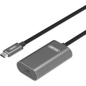 Unitek U305A USB-kabel USB 3.2 Gen 1 (3.1 Gen 1) USB C (5 m, USB 3.2 Gen 1), USB-kabel