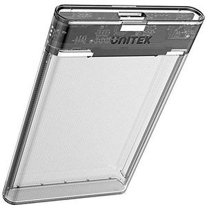 Unitek - S1103A - Behuizing voor Harde Schijf - Transparant - 2,5 Inch - USB 3.1