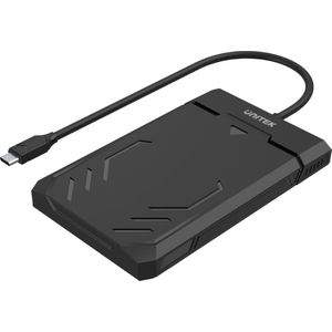 Unitek - Y-3036A - Harddisk Behuizing - Zwart - USB-C - 2.5 Inch