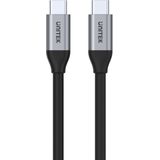 Unitek - C14082abk - USB-C Kabel - Zwart - 1 M - 100 W PD - 10 Gbps