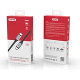 Unitek - C14082abk - USB-C Kabel - Zwart - 1 M - 100 W PD - 10 Gbps