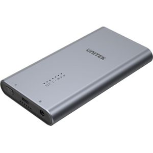 Unitek - OBUDOWA NA DYSK - Grijs - Harddisk Behuizing - USB-C naar PCIe/NVMe M.2 20Gbps