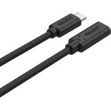 Unitek - C14086BK USB-kabel - USB 3.2 Gen 2 - 0.50 m - Zwart