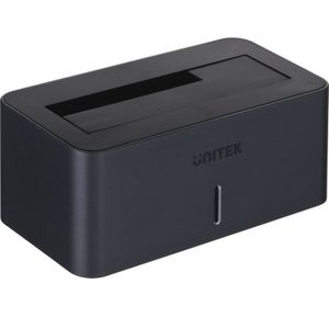 Unitek S1304 DOCK STATION SSD/HDD 2,5/3,5inch USB-C 3.1 (2.5"", 3.5""), Harddisk behuizing, Grijs