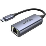 Unitek - U1323A - Hub USB - Grijs - Aluminium - 1000 Mbit/s
