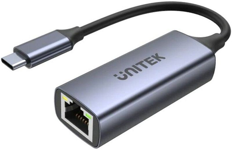 Unitek - U1323A - Hub USB - Grijs - Aluminium - 1000 Mbit/s