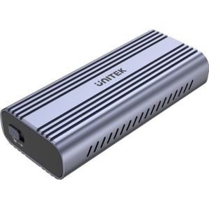 Unitek - OBUDOWA NA DYSK M.2 - Harddisk Behuizing - Grijs - Aluminium - 10GBPS
