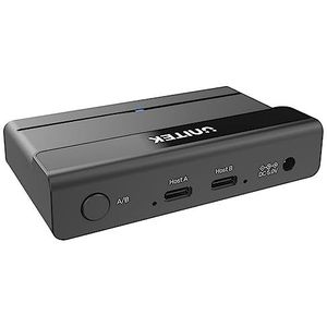 Unitek - H1310A - KVM Schakelaar - Zwart - 4x USB-A 5 Gbps