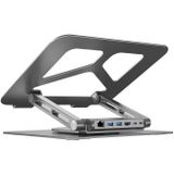 UNITEK D1109A laptopstandaard Grijs 43,2 cm (17 inch)