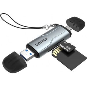 Geheugenadapter - Grijs - Aluminium - USB-A en USB-C